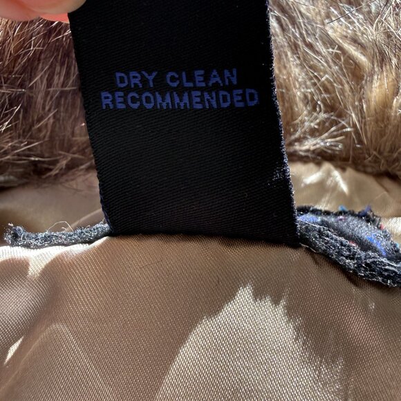 Jack BB Dakota faux fir fully lined sleeveless open vest jacket women's size S - Picture 8 of 9